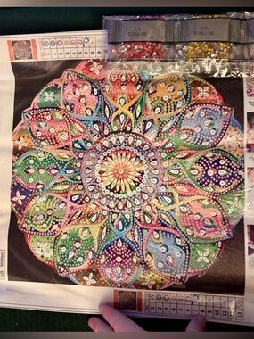 New 12x12” 5D Datura Mandala DIY Diamond Art Kit